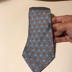 Vintage Hermès 100% silk necktie vintage